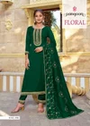 Floral By Rangoon Silk with Embroidery Readymade Suits Wholesale Shop In Surat